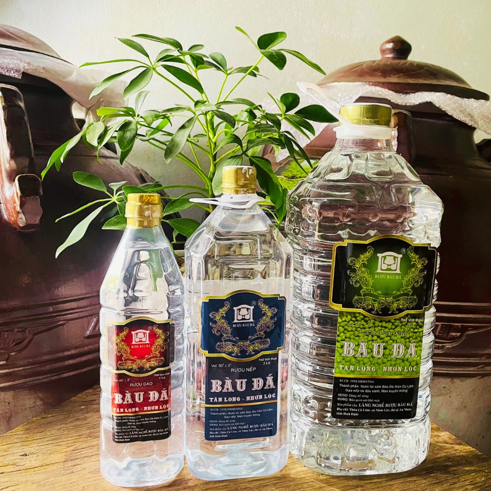 rượu bàu đá chai pet